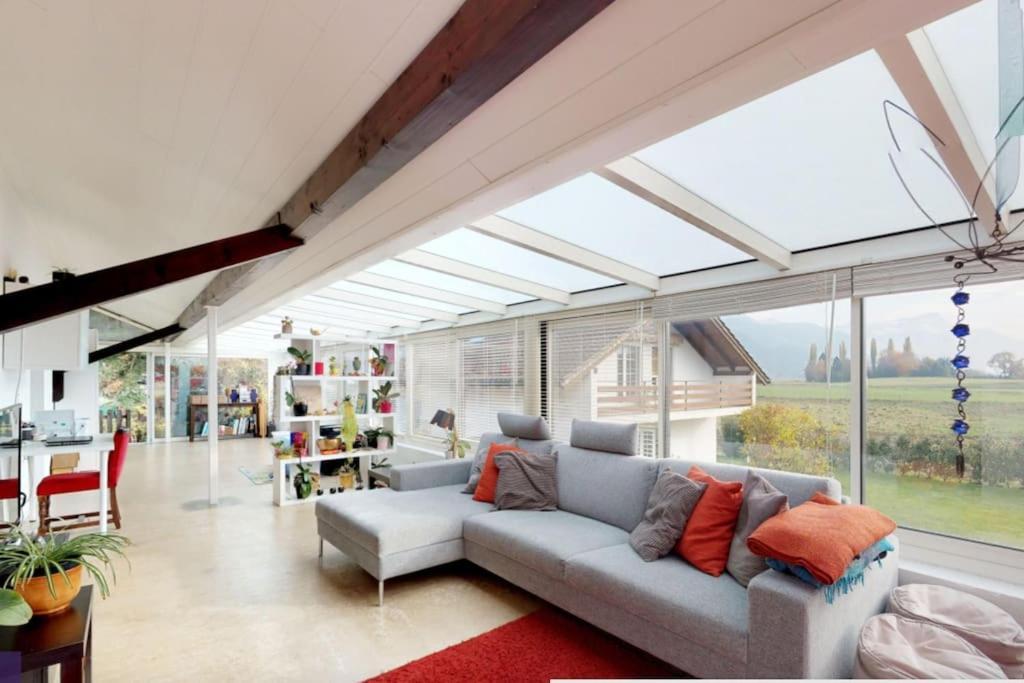 Cheerful Villa With Fireplace, Bath-Tub And Garden Noville Exterior foto